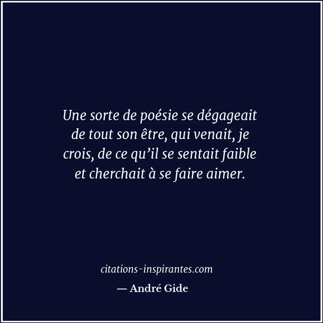 Citation de André Gide