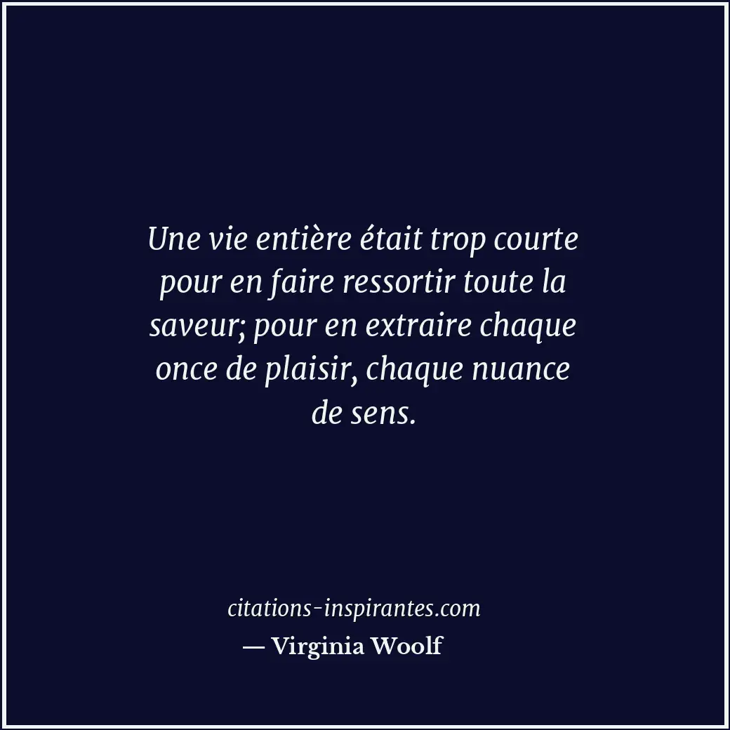 Citation de Virginia Woolf