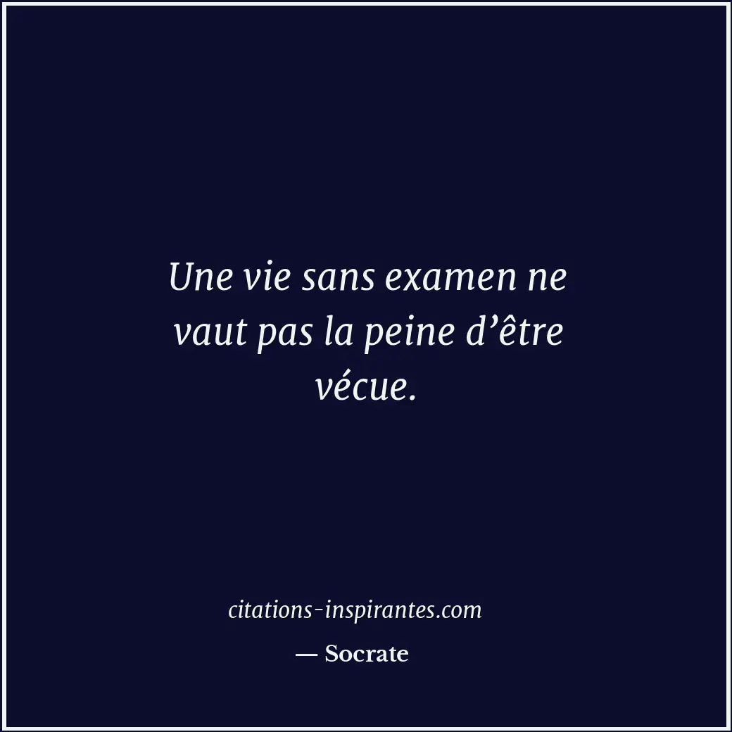 Citation de Socrate