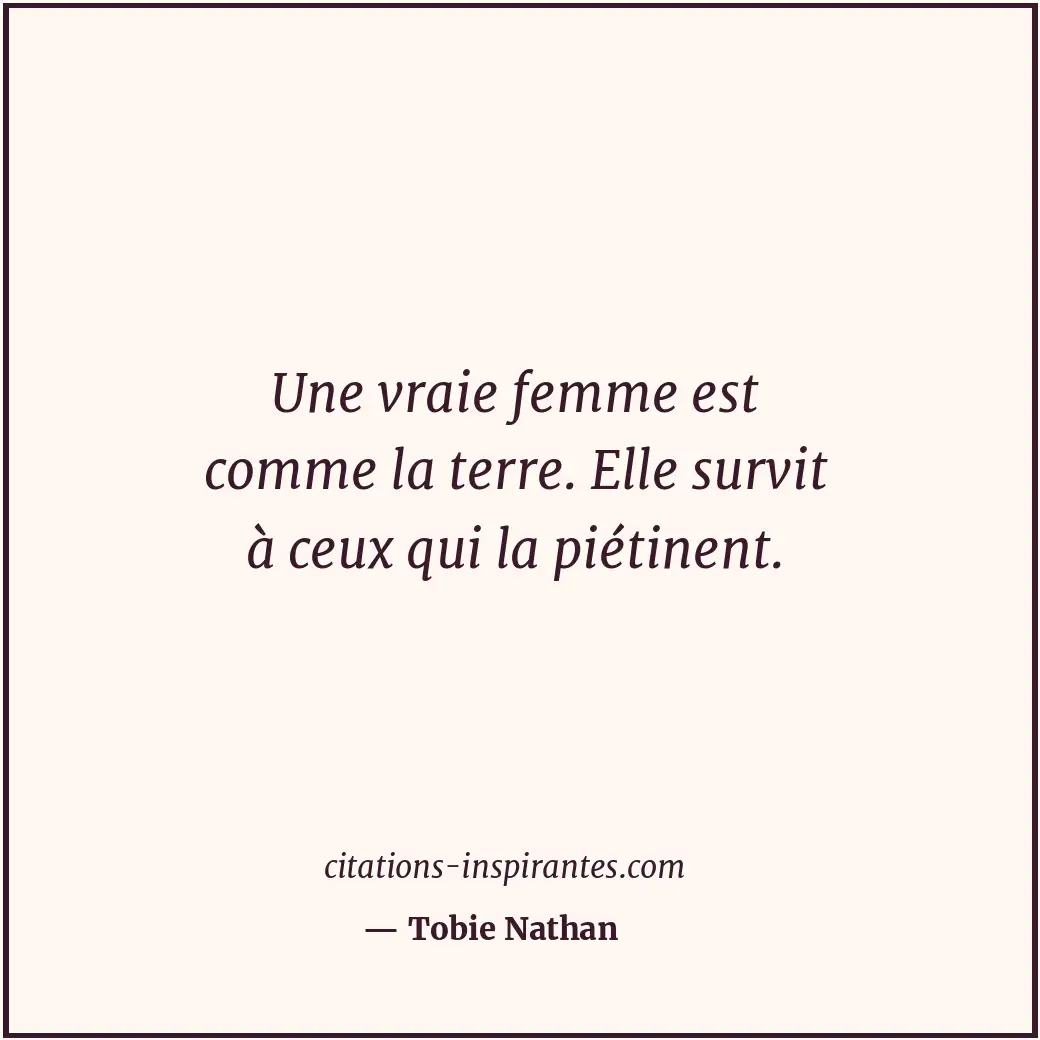Citation de Tobie Nathan