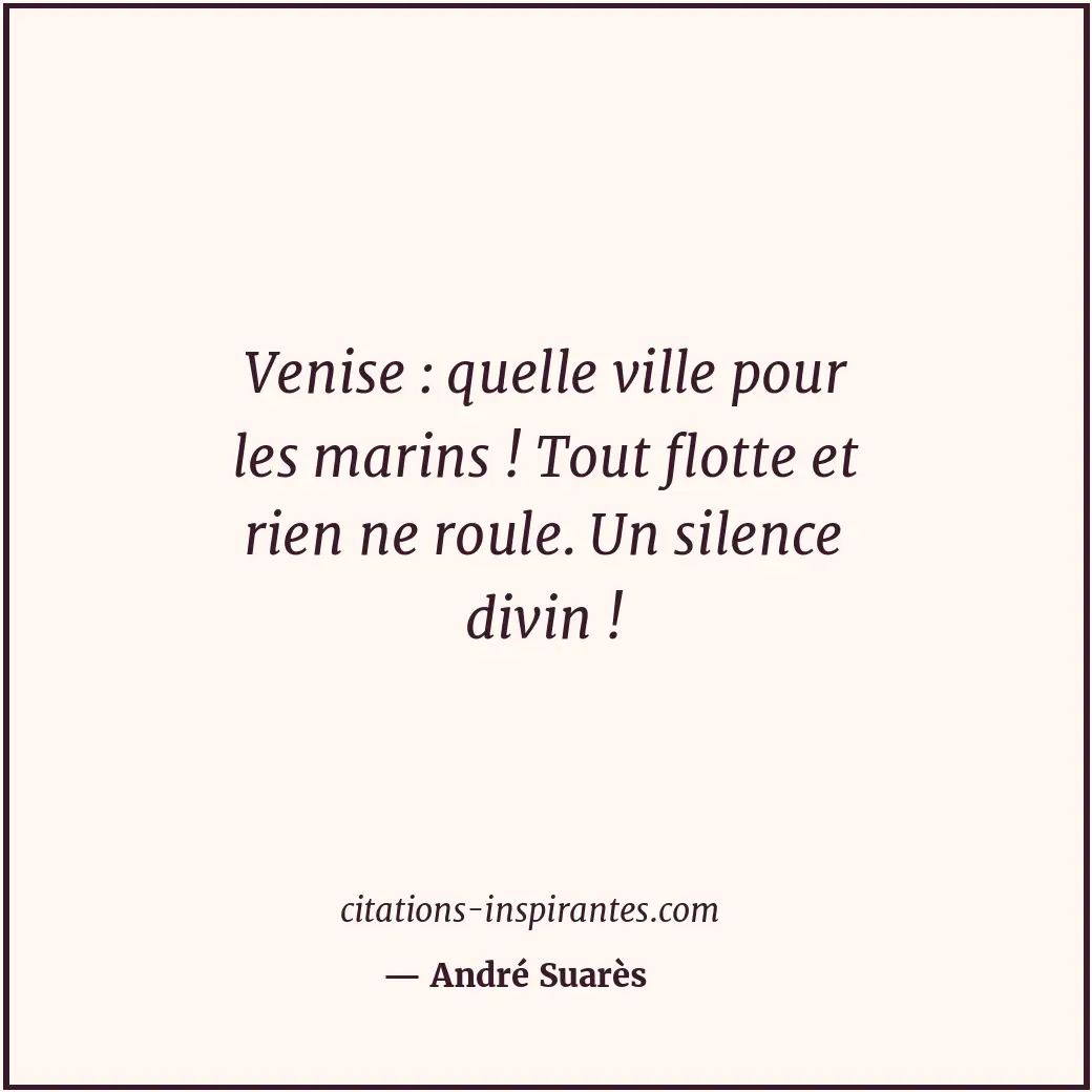 Citation de André Suarès