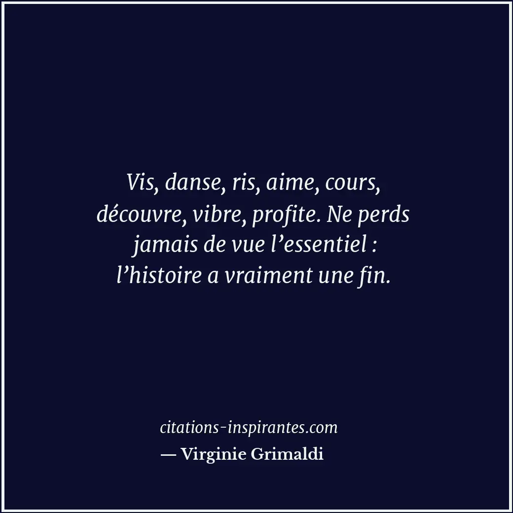 Citation de Virginie Grimaldi