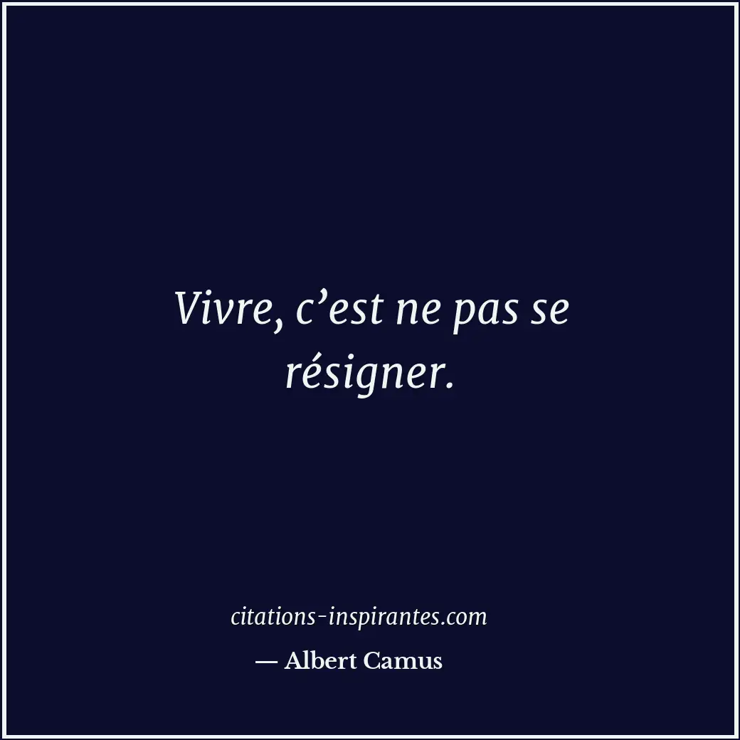 Citation de Albert Camus