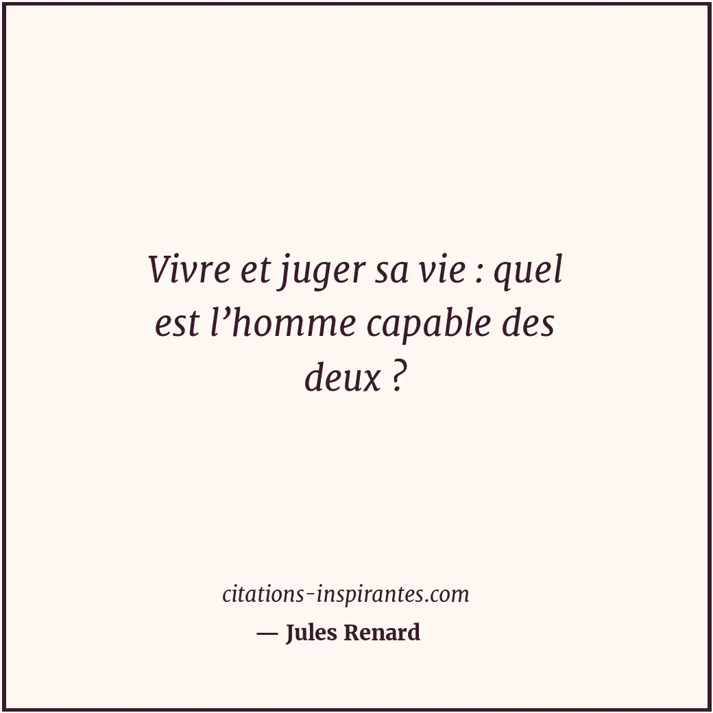 Citation de Jules Renard