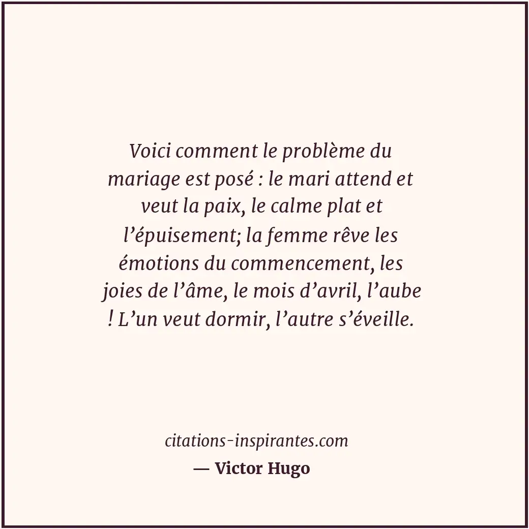 Citation de Victor Hugo