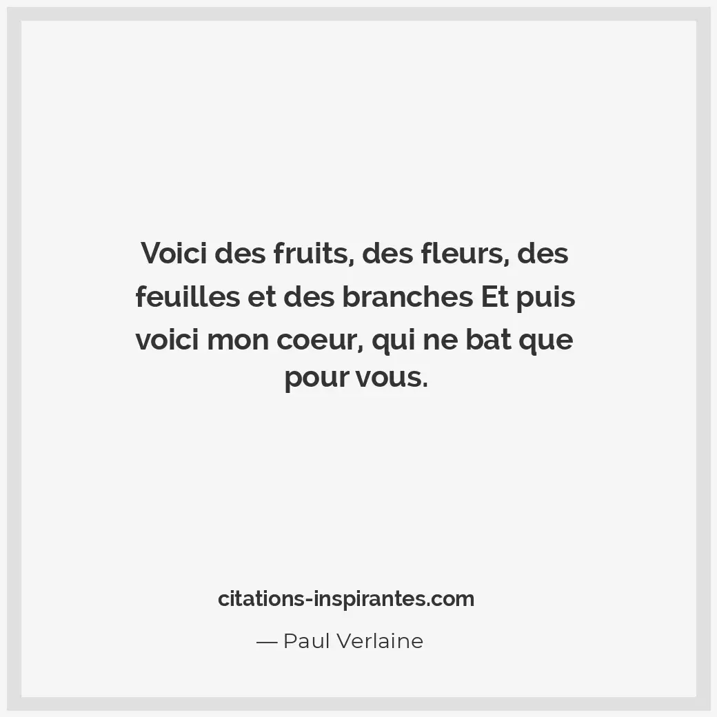 Citation de Paul Verlaine