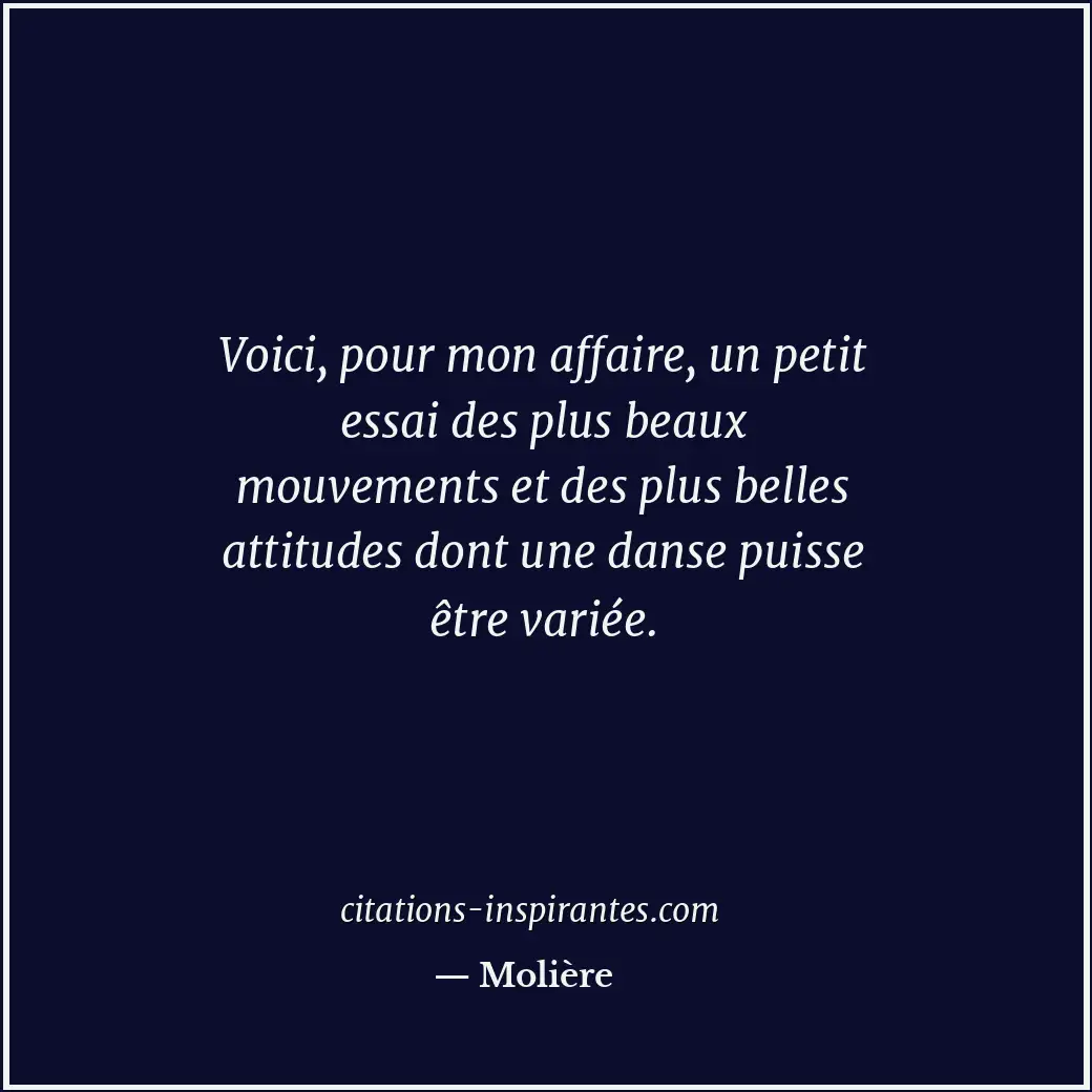 Citation de Molière