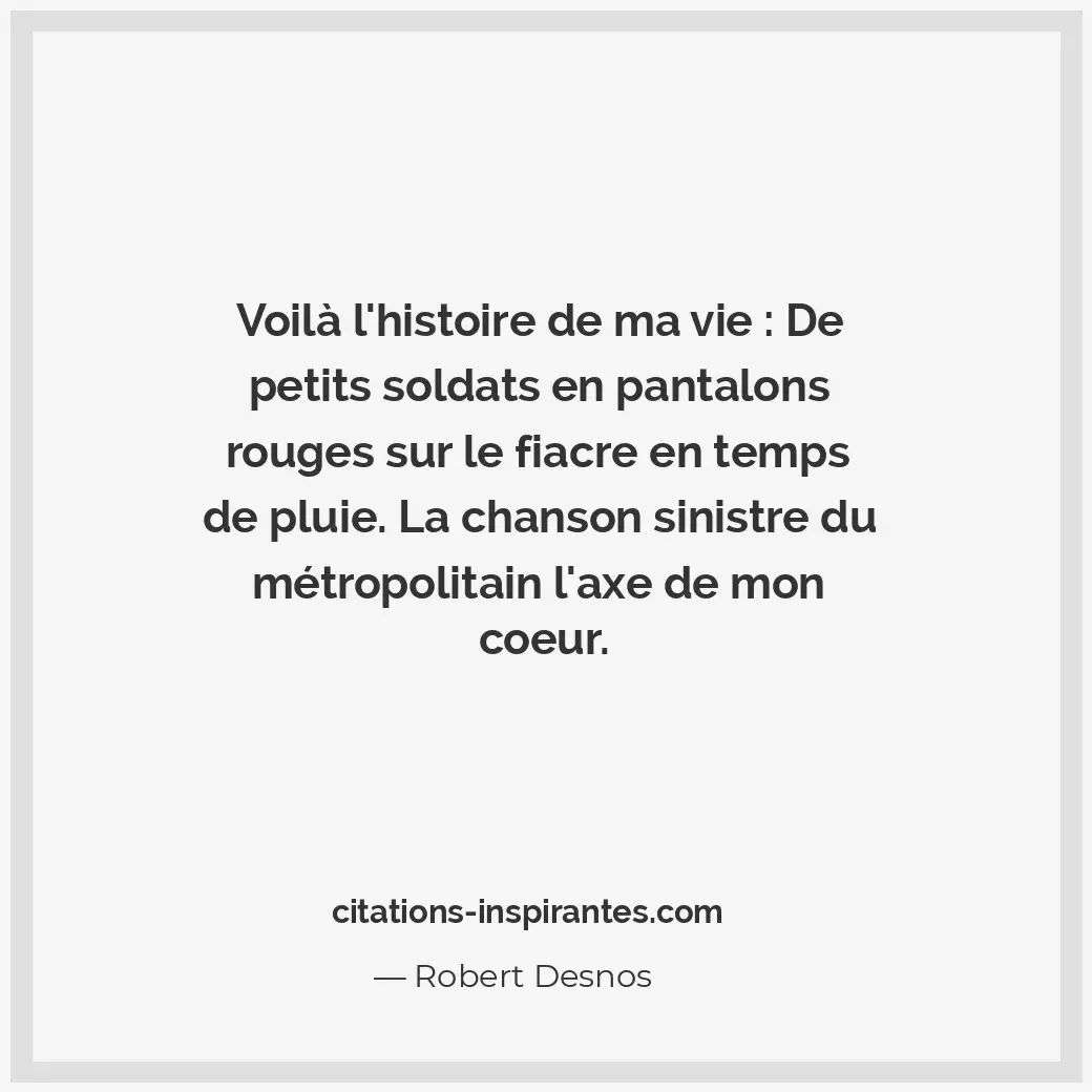 Citation de Robert Desnos