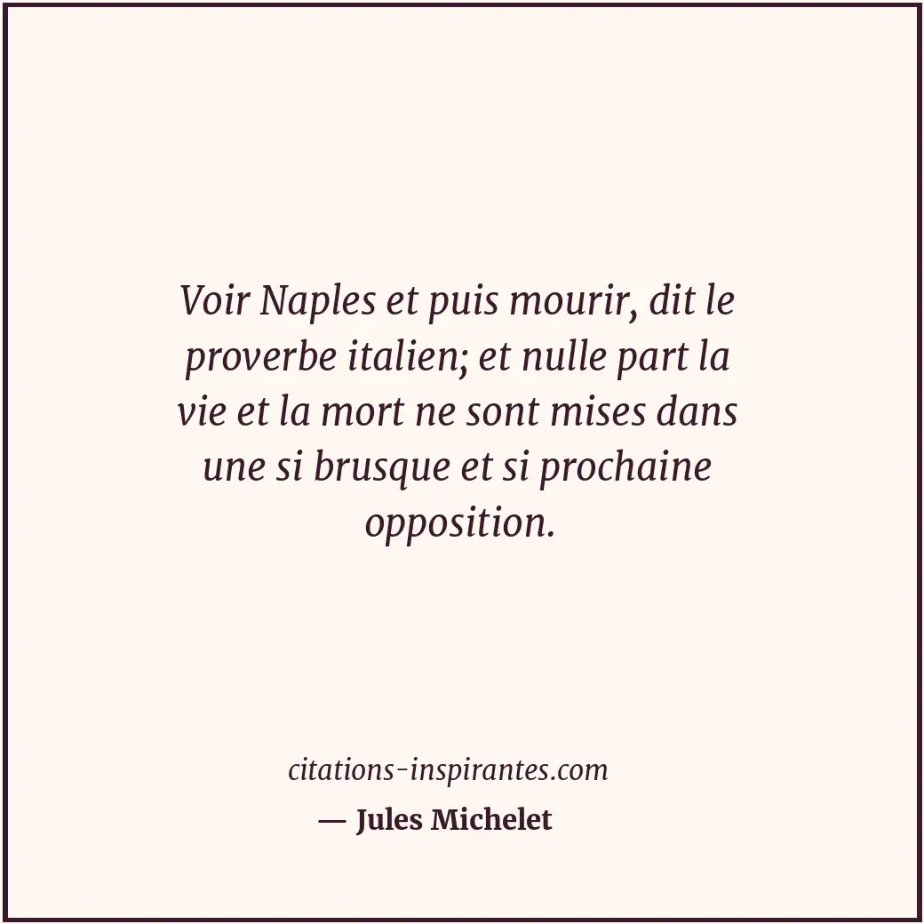 Citation de Jules Michelet