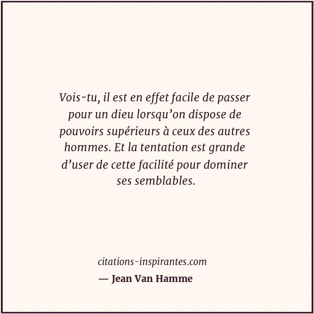 Citation de Jean Van Hamme