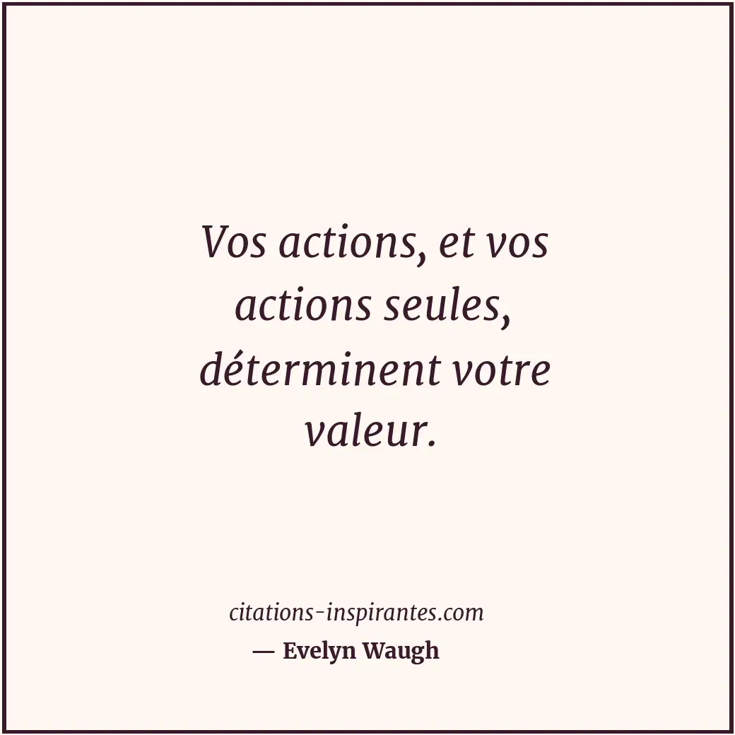 Citation de Evelyn Waugh