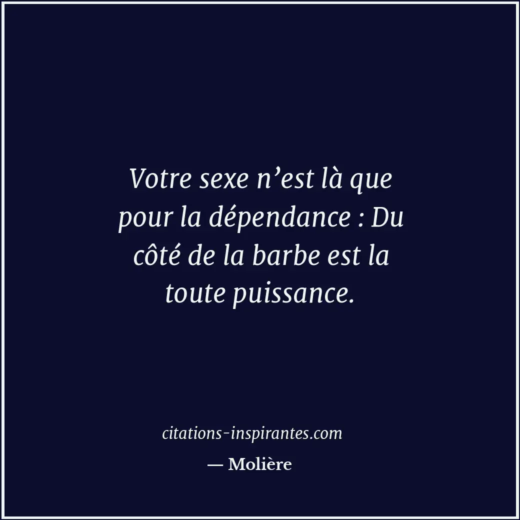 Citation de Molière