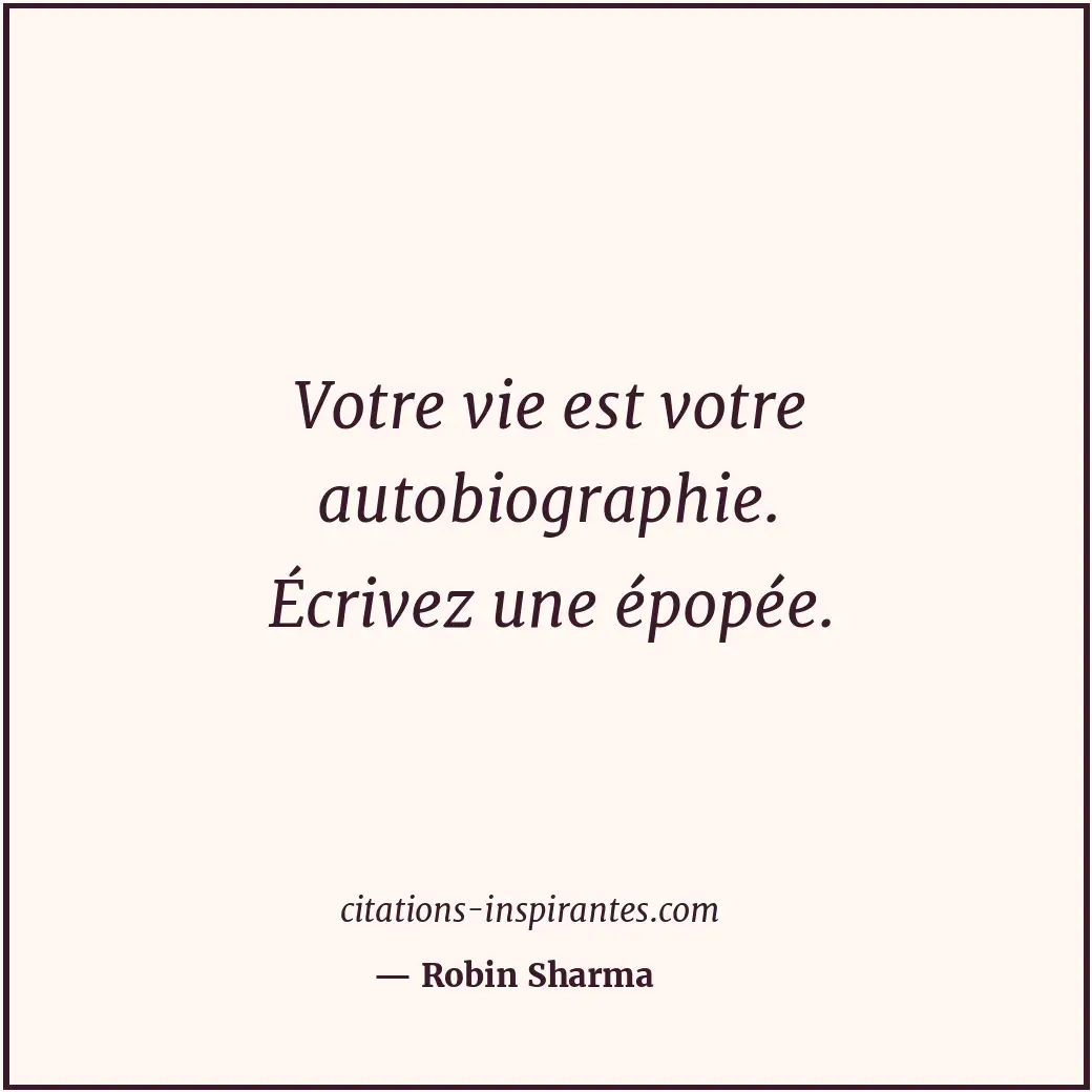 Citation de Robin Sharma