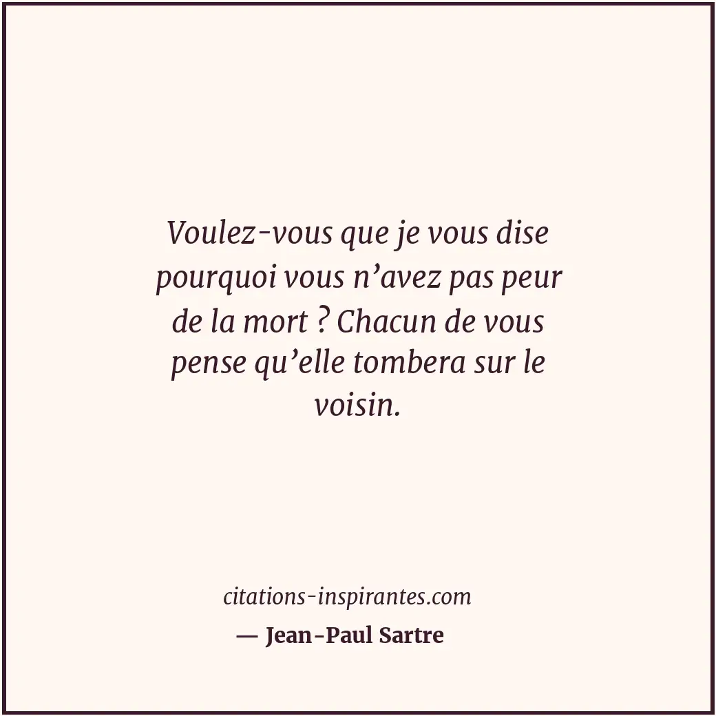 Citation de Jean-Paul Sartre