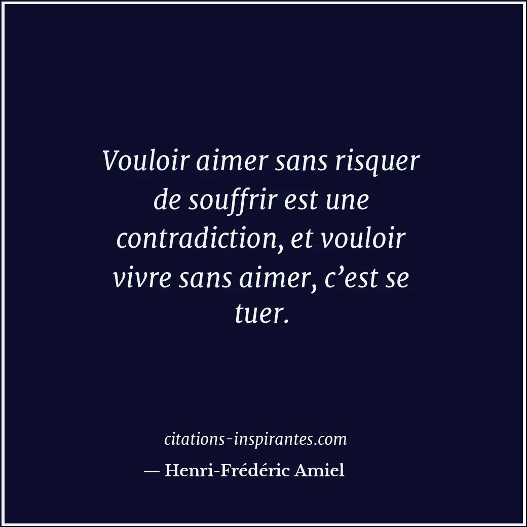 Citation de Henri-Frédéric Amiel