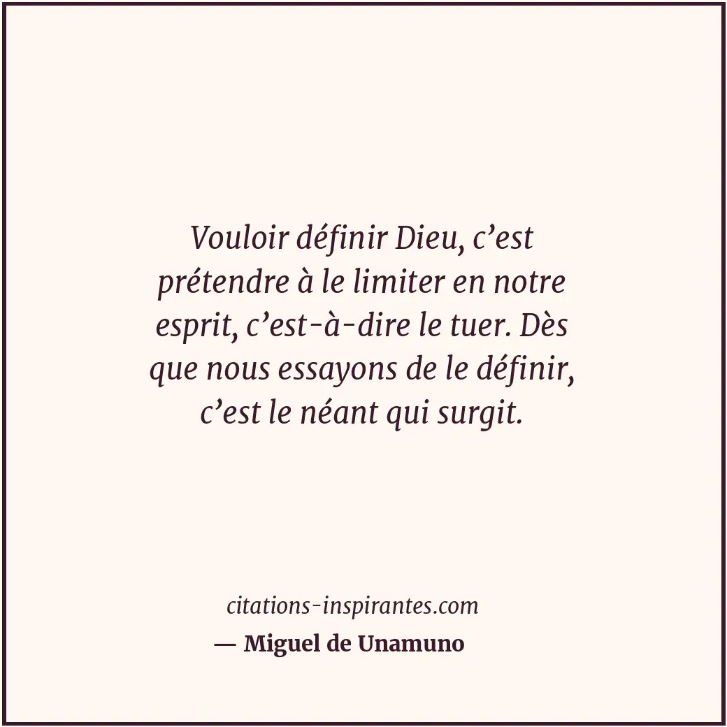 Citation de Miguel de Unamuno