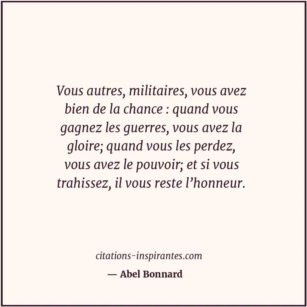Citation de Abel Bonnard