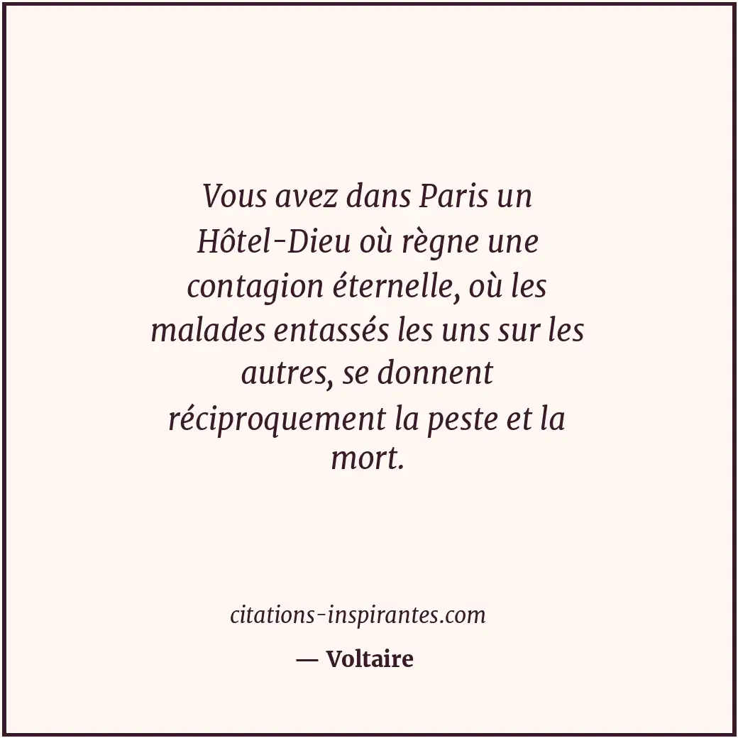 Citation de Voltaire
