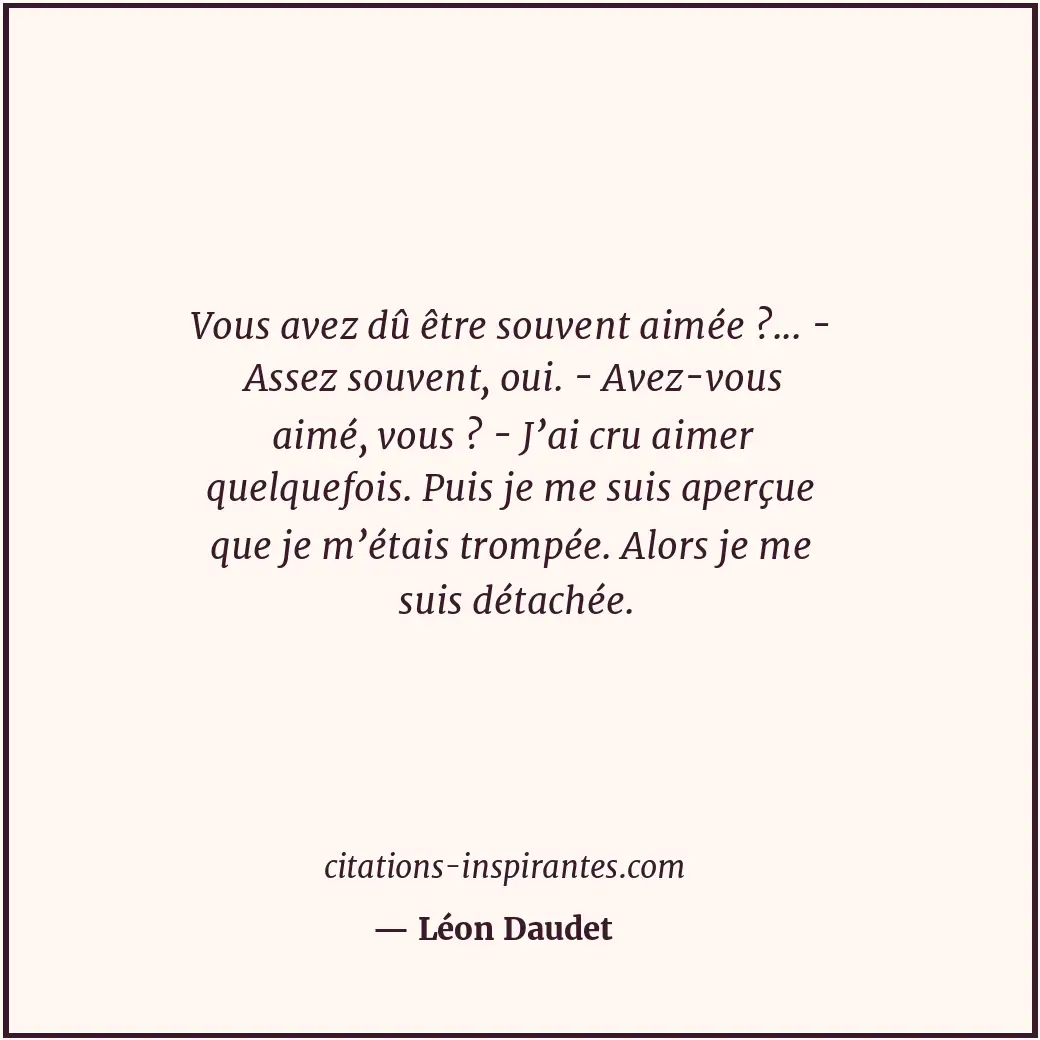 Citation de Léon Daudet