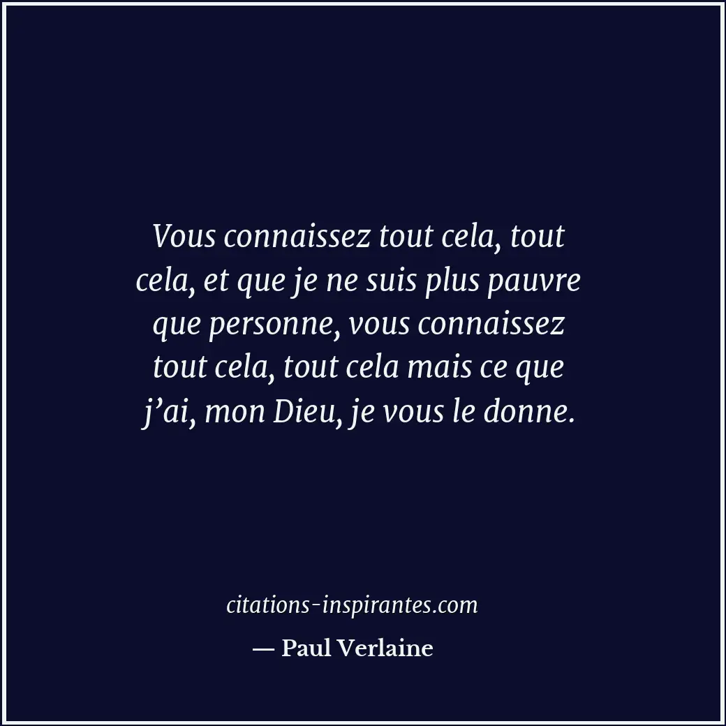 Citation de Paul Verlaine