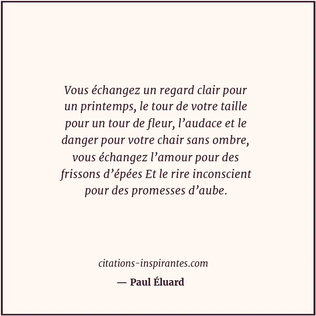 Citation de Paul Éluard