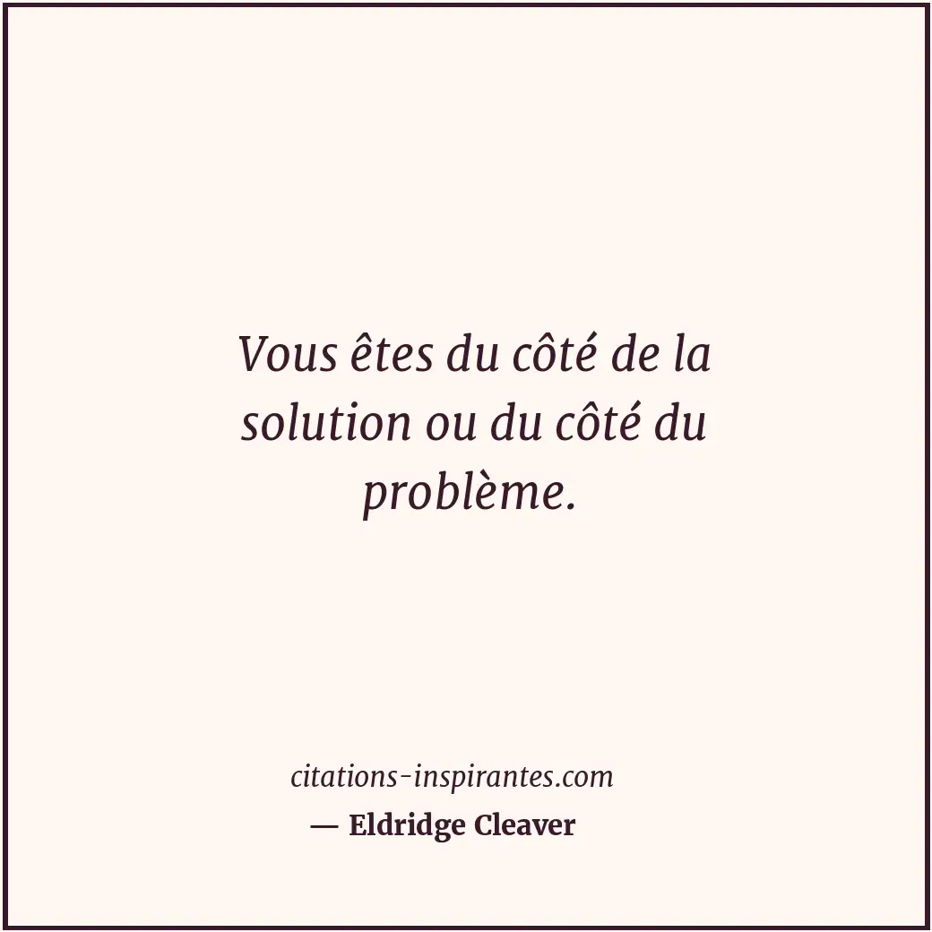 Citation de Eldridge Cleaver