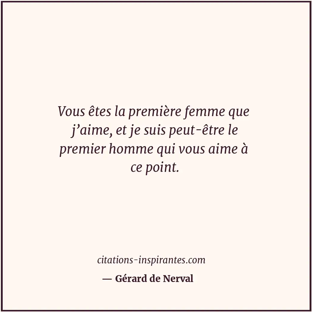Citation de Gérard de Nerval