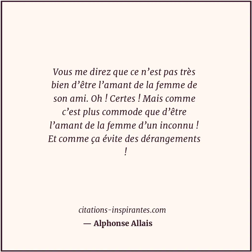 Citation de Alphonse Allais