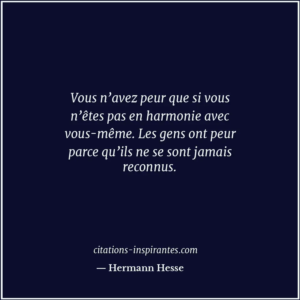 Citation de Hermann Hesse