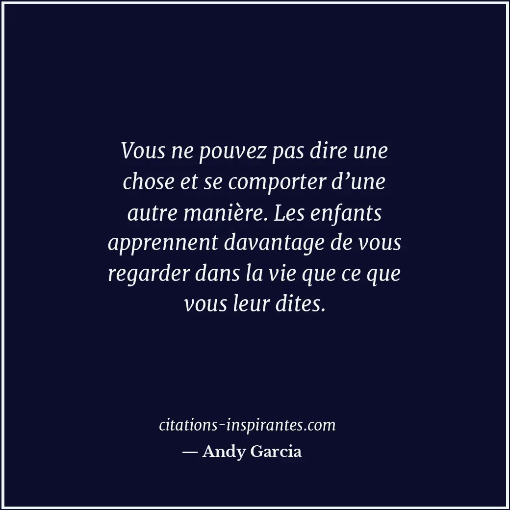 Citation de Andy Garcia
