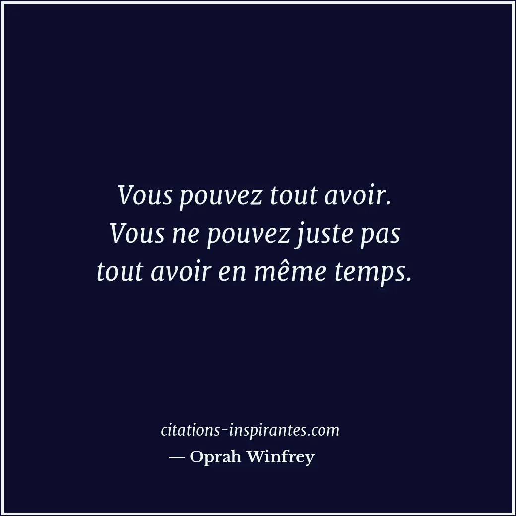 Citation de Oprah Winfrey