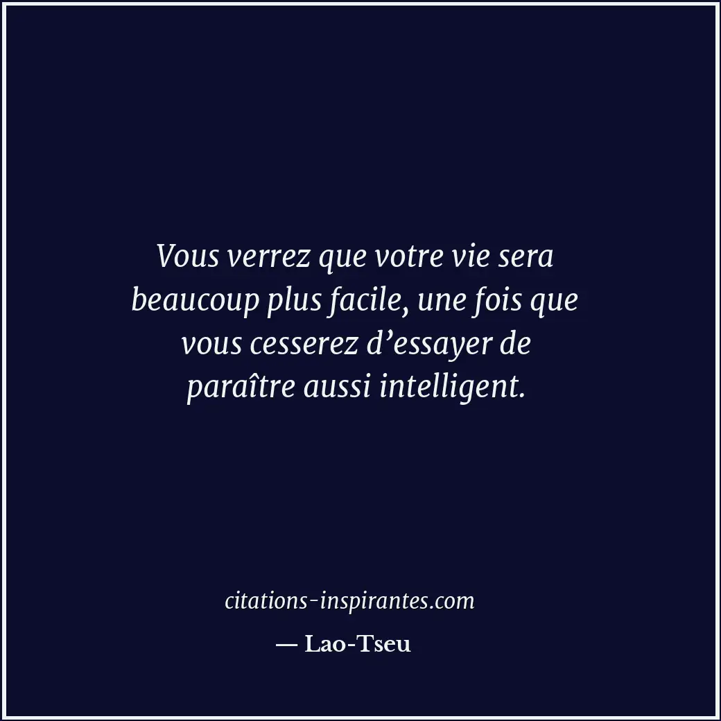 Citation de Lao-Tseu
