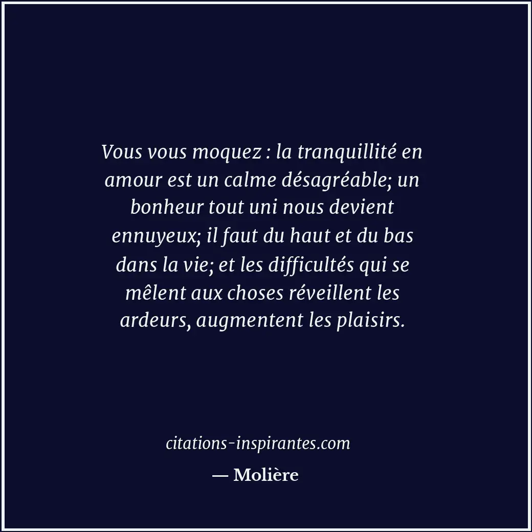 Citation de Molière